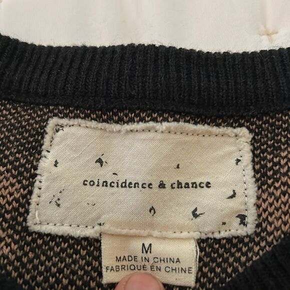 Urban outfitters coincidence and chance medium Floral Black Sweater - Picture 4 of 7